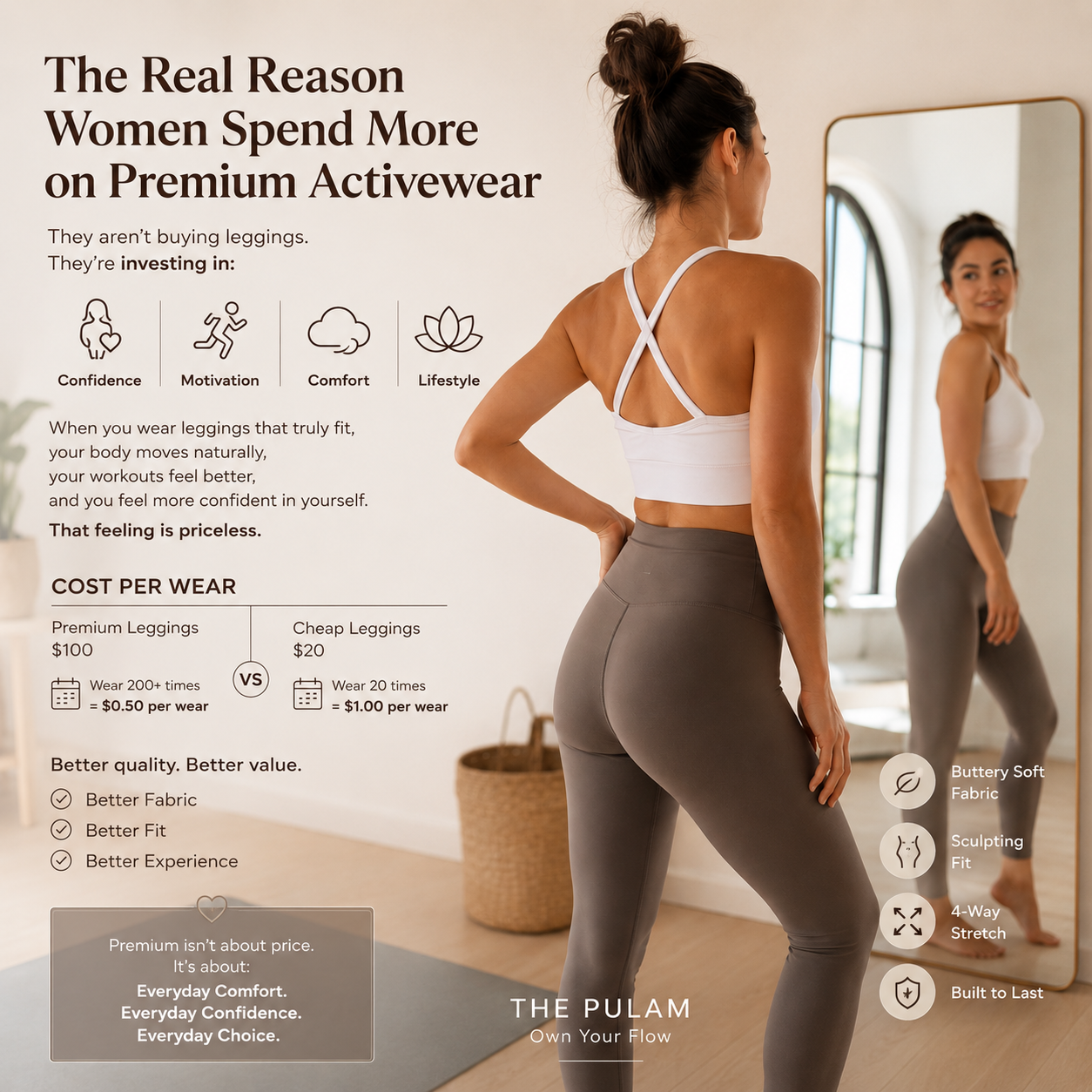 The Real Reason Women Spend More on Premium Activewear