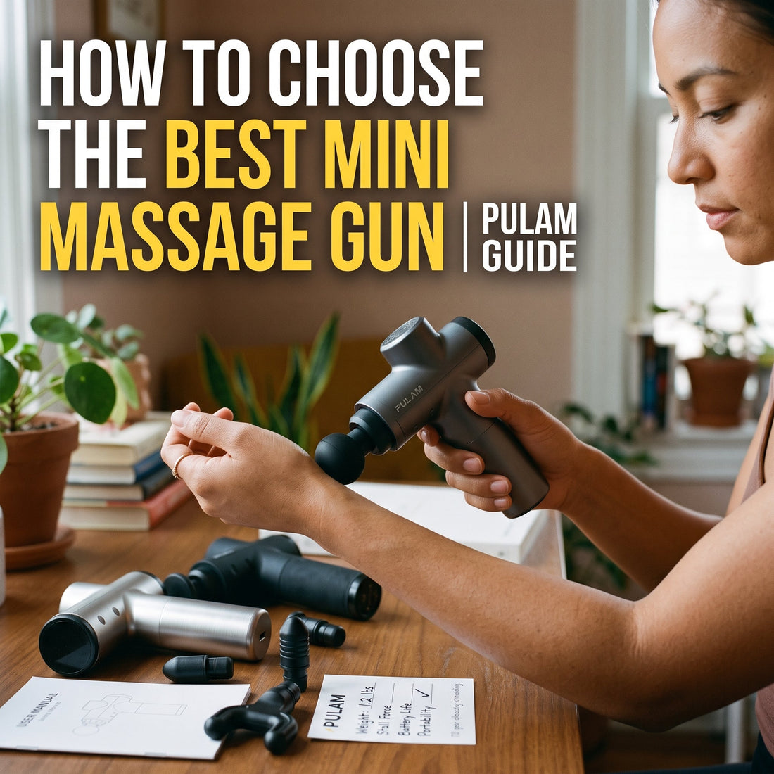 How to Choose the Best Mini Massage Gun | PULAM Guide