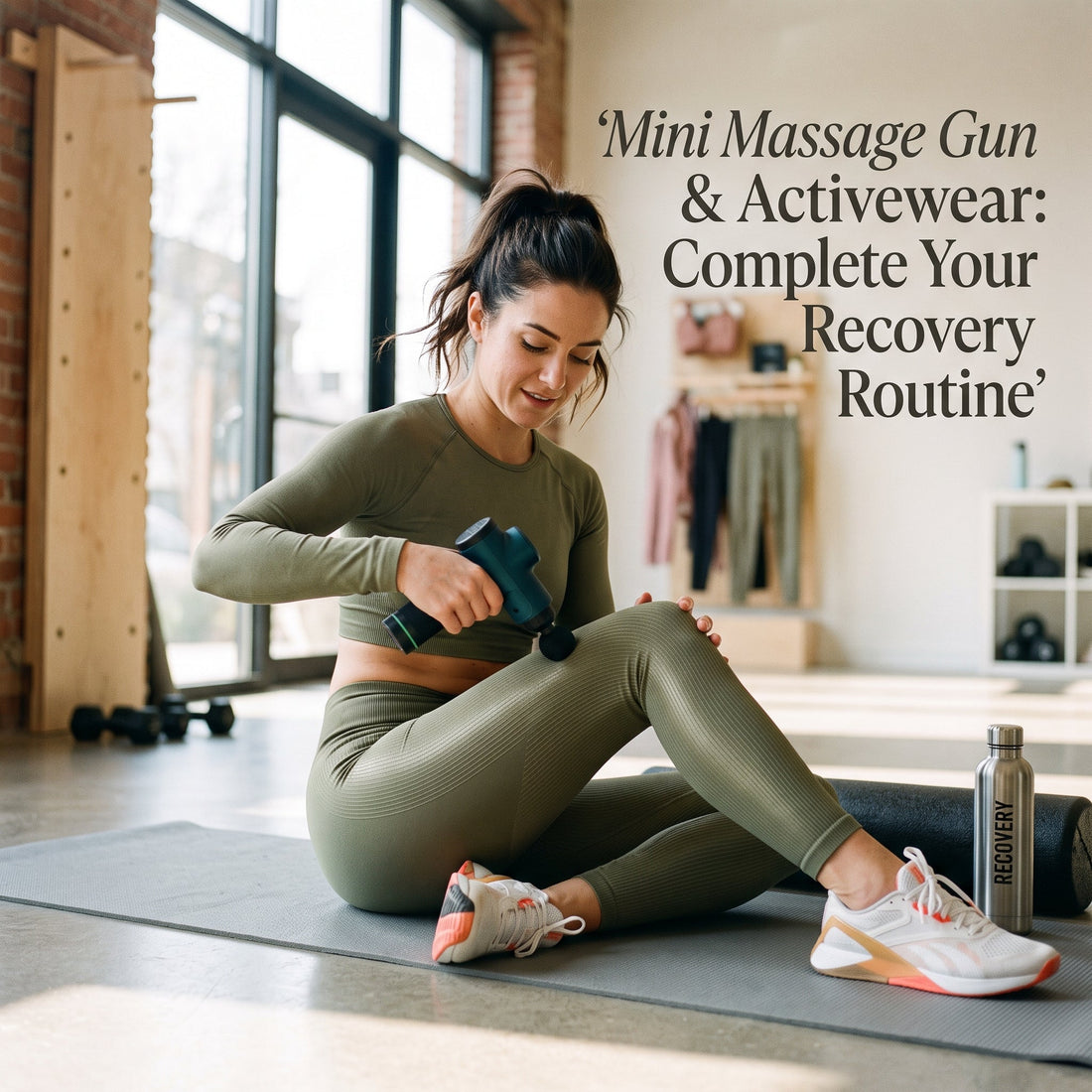 Mini Massage Gun & Activewear: Complete Your Recovery Routine