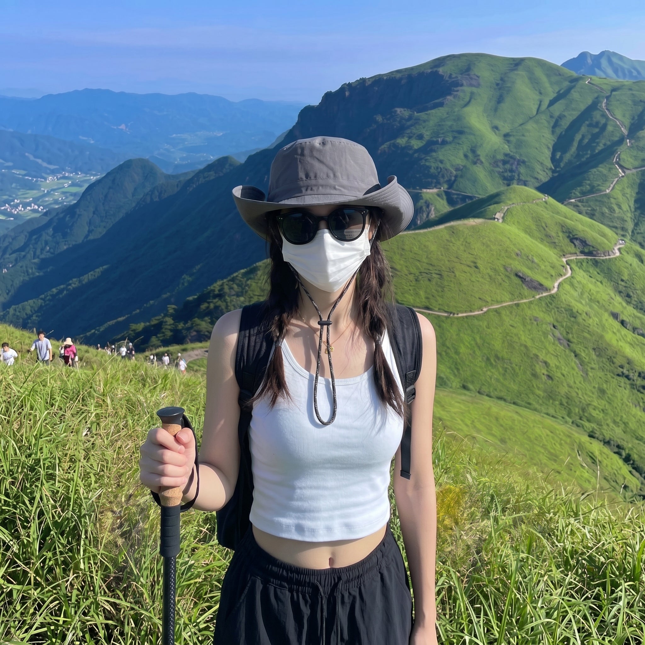 THE PULAM Foldable Wide Brim Hiking Sun Hat – Quick Dry Waterproof UV Protection Outdoor Hat for Hiking, Camping & Trekking