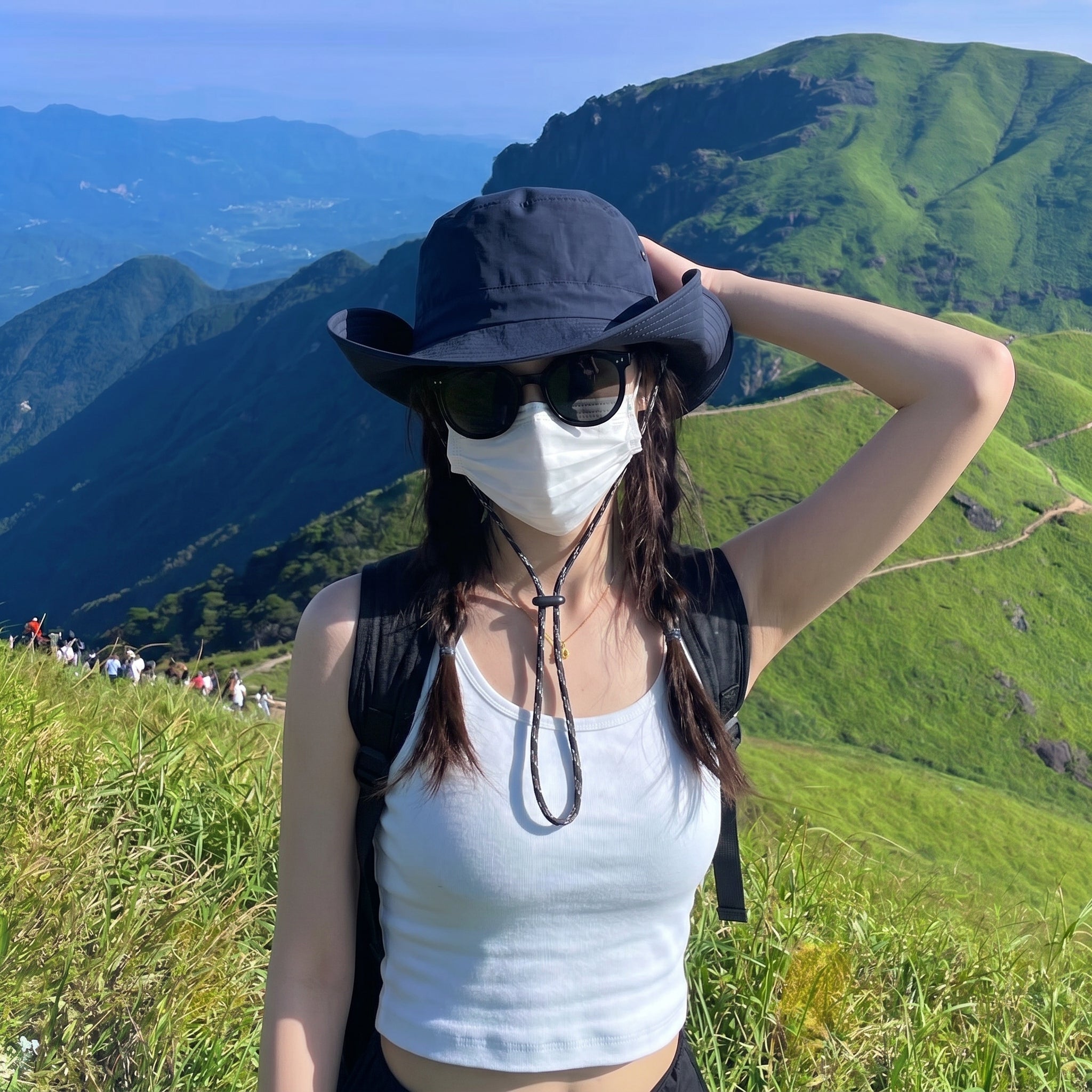 THE PULAM Foldable Wide Brim Hiking Sun Hat – Quick Dry Waterproof UV Protection Outdoor Hat for Hiking, Camping & Trekking