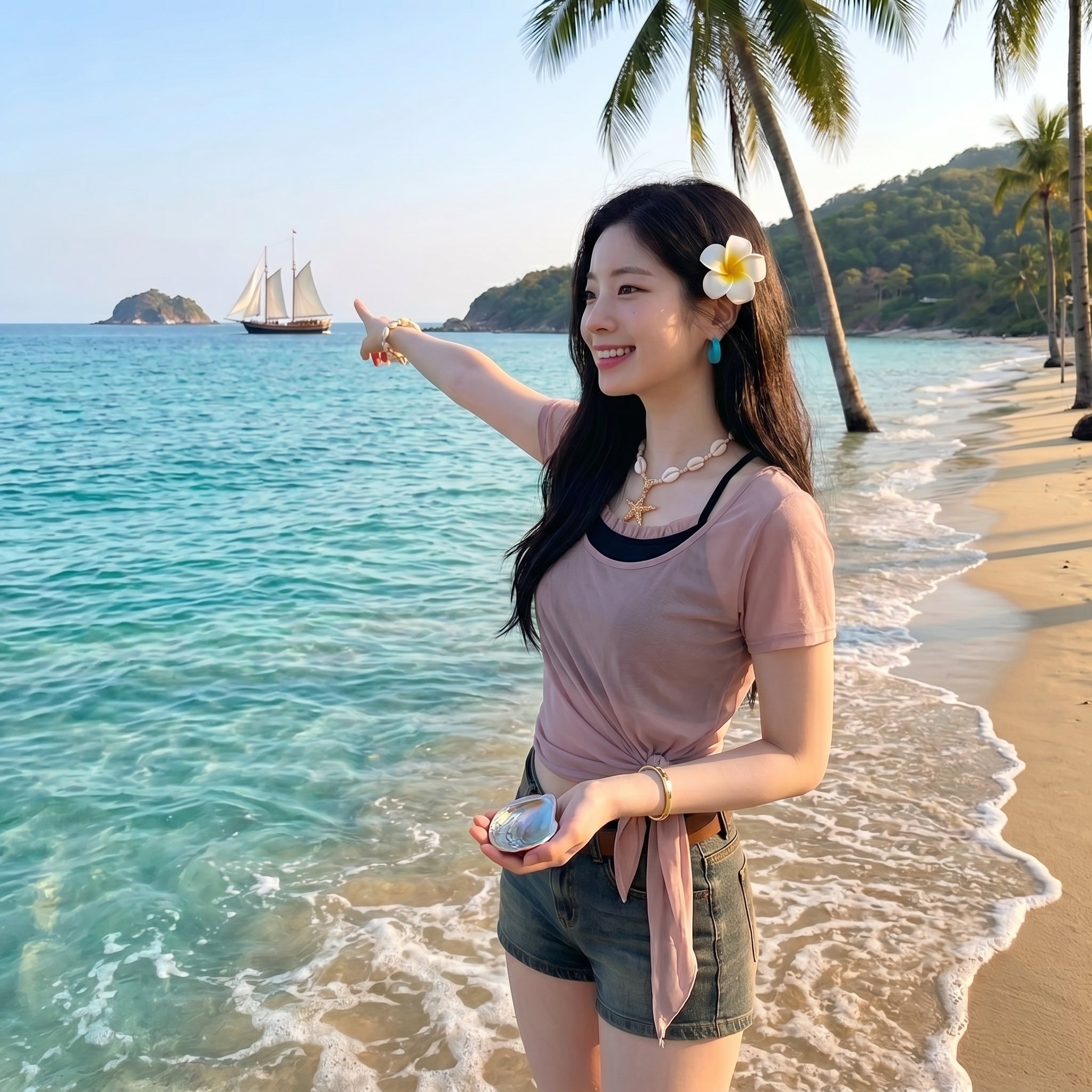 THE PULAM Women's Sheer Mesh Workout UV Protection T-Shirt | Lightweight Breathable Summer Cover-Up