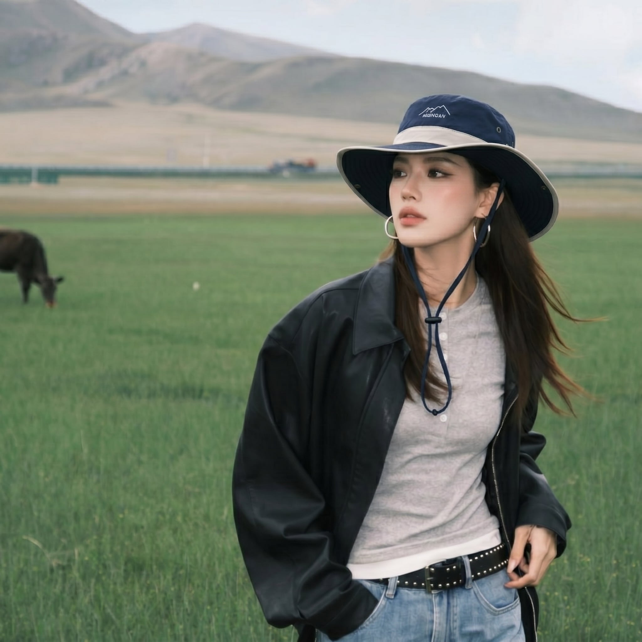 THE PULAM Wide Brim Hiking Hat for Women & Men | Lightweight UV Sun Protection Outdoor Hat for Camping, Fishing & Travel