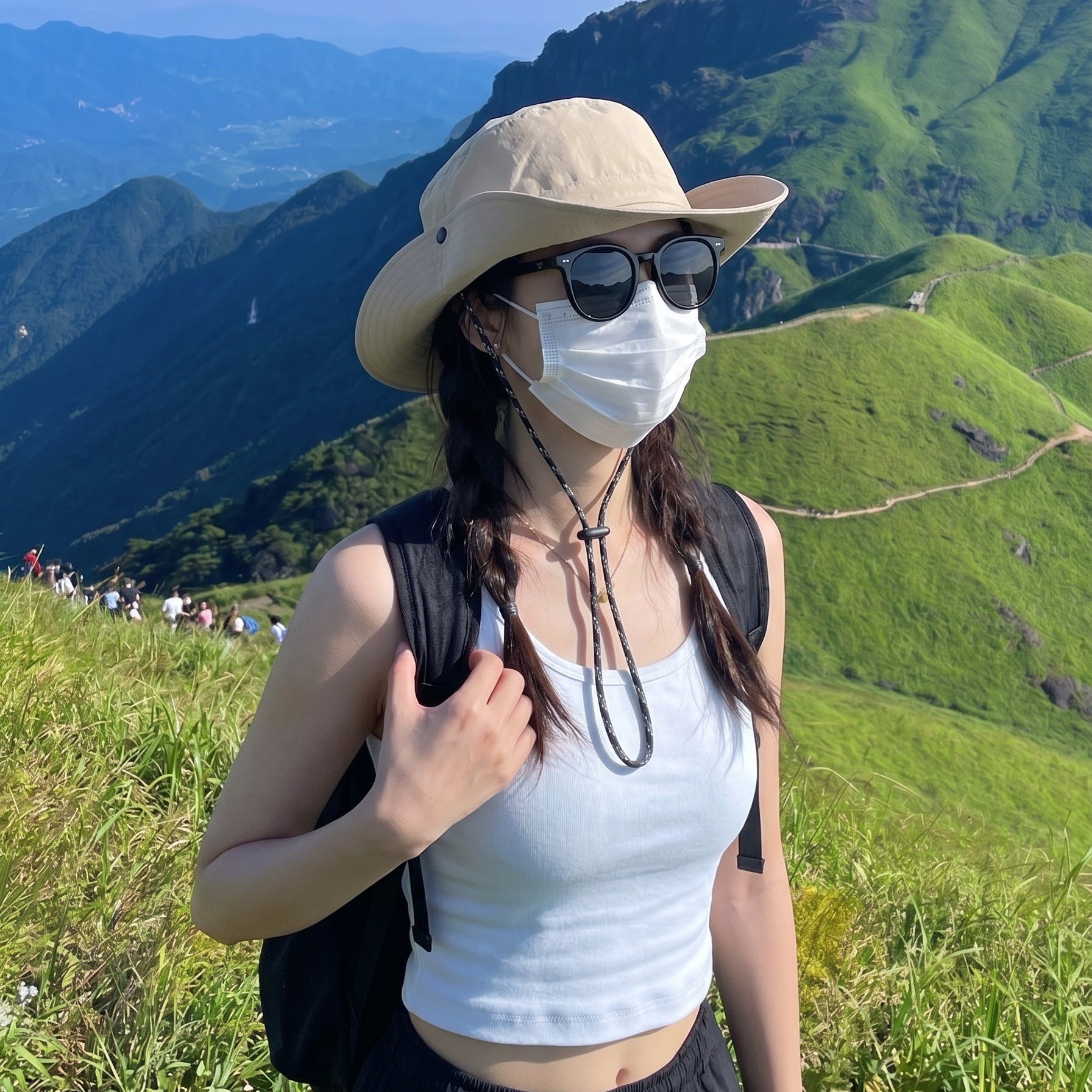 THE PULAM Foldable Wide Brim Hiking Sun Hat – Quick Dry Waterproof UV Protection Outdoor Hat for Hiking, Camping & Trekking