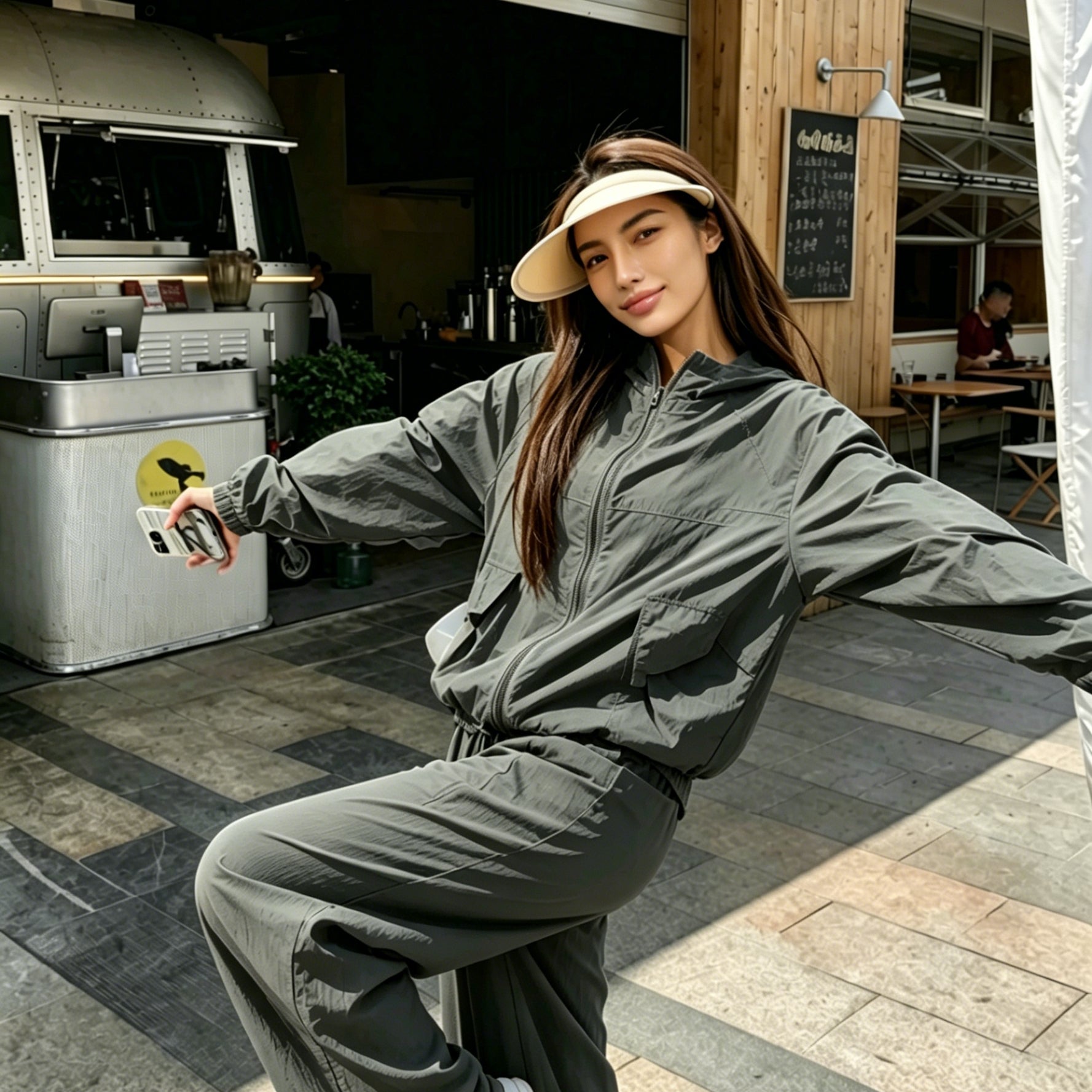 THE PULAM UPF Sun Protection Windbreaker - Lightweight Utility Hooded Jacket